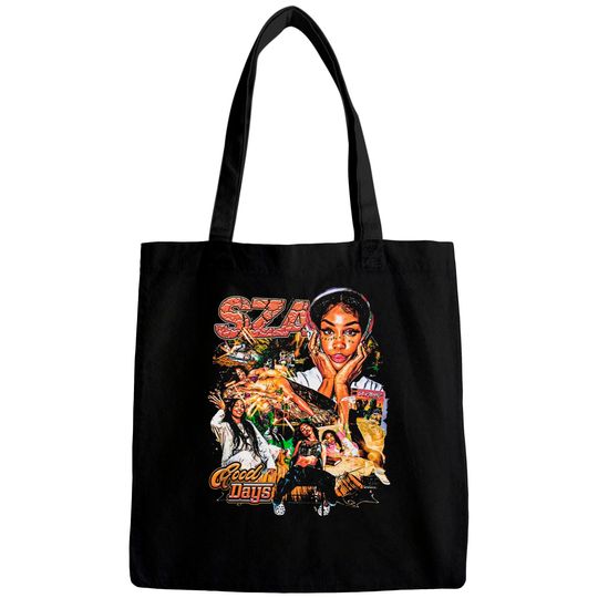 SZA Shirt, SZA Printed Graphic Tee, Sza Good Days Bags, RAP Hip-hop Bags, Vintage shirt