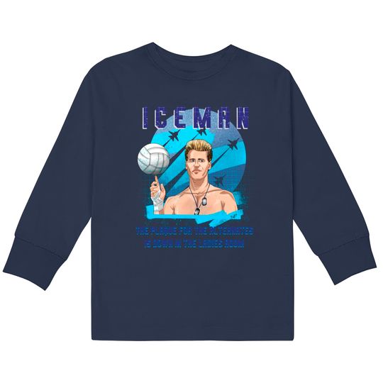 Iceman - Top Gun Volleyball -  Kids Long Sleeve T-Shirts