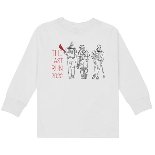 The last run 2022 baseball  Kids Long Sleeve T-Shirts