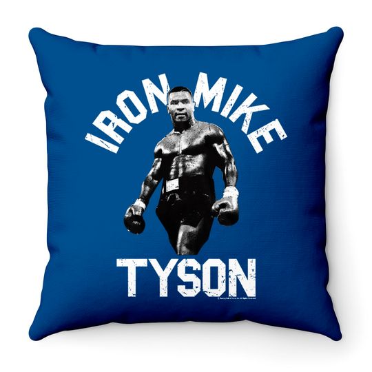 Iron Mike Tyson Throw Pillows, Mike Tyson Throw Pillow Fan Gifts, Mike Tyson Vintage Throw Pillow, Mike Tyson Graphic Throw Pillow, Mike Tyson Retro, Boxing Throw Pillow