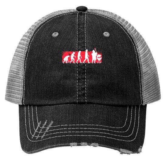Grill Evolution BBQ Grilling Meat Gift For Dad Trucker Hats