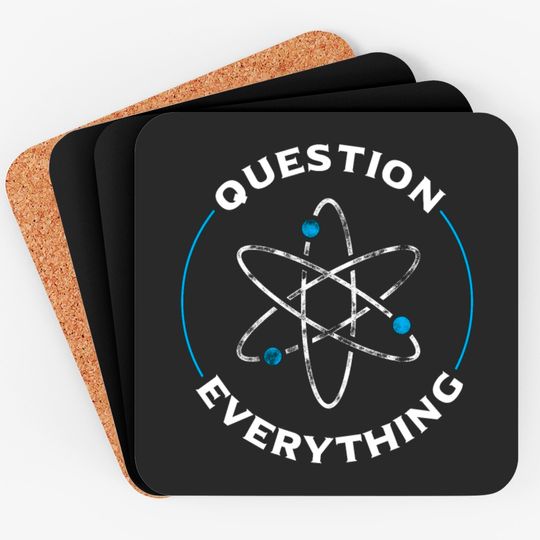 Question everything atom - atheism - atheist