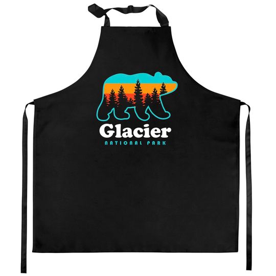 Glacier National Park Kitchen Aprons