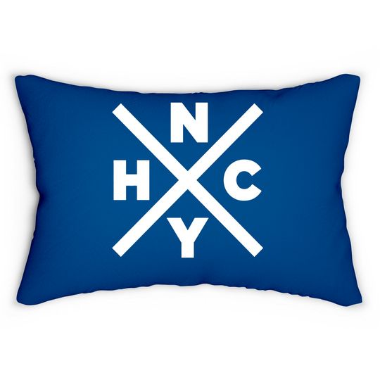 New York Hardcore Nyhc 1980 1990 Black Lumbar Pillows