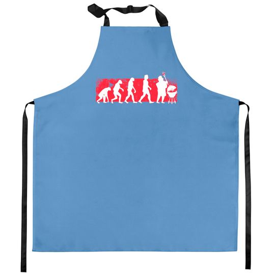 Grill Evolution BBQ Grilling Meat Gift For Dad Kitchen Aprons