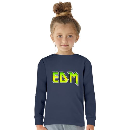 Electronic Dance Music EDM  Kids Long Sleeve T-Shirts