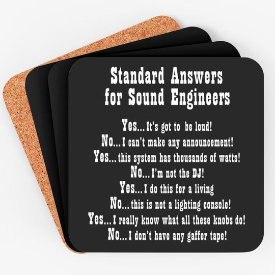 SOUND ENGINEER ANSWER Sound Guy Gift