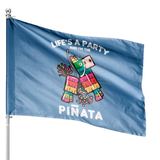 LIFE IS A PARTY AND I AM THE PINATA BDSM SUB SLAVE House Flags