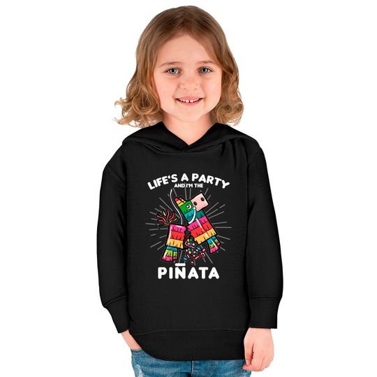 LIFE IS A PARTY AND I AM THE PINATA BDSM SUB SLAVE Kids Pullover Hoodies