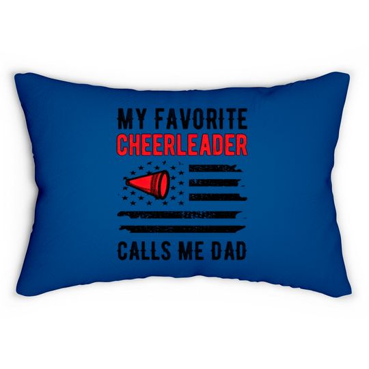Cheer Dad Cheerleader Father Cheerleading Dad Gift Lumbar Pillows