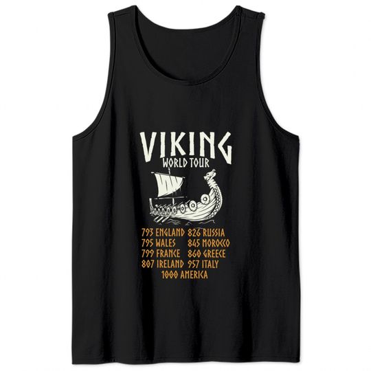 Viking , Vikings Gift, Norse, Odin, Valhalla Tank Tops
