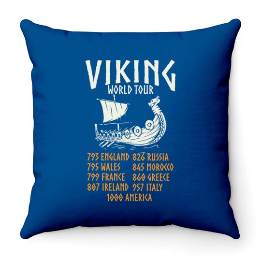 Viking , Vikings Gift, Norse, Odin, Valhalla Throw Pillows