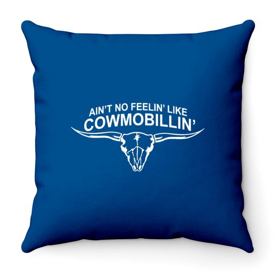 Bull Hauler Cattlepuller Association Throw Pillows