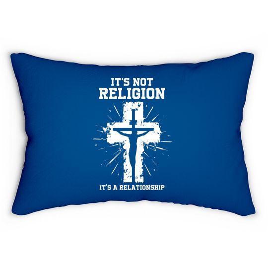 Jesus Saying For Christians Lumbar Pillows