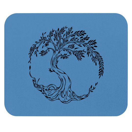 Elegant tree of life Mouse Pads