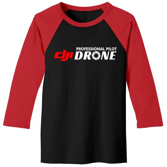 DJI Professional pilot drone Baseball Tees