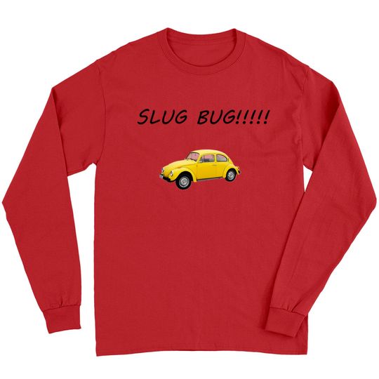 Funny Slug Bug Nostalgic Vintage Car Graphic Long Sleeves