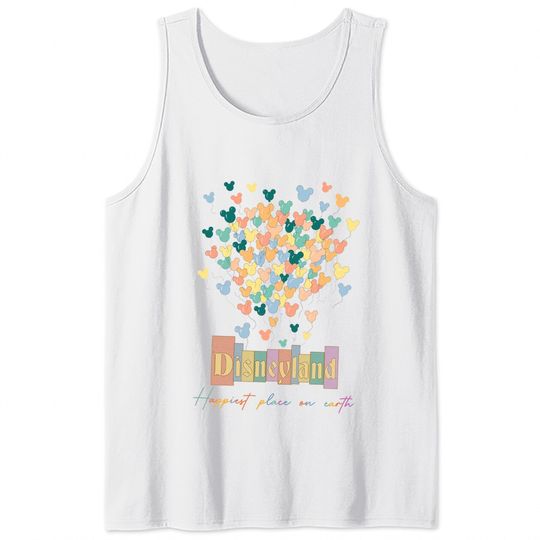 Disneyland Happiest Place on Earth Tank Tops