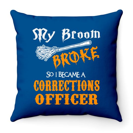 Corrections Officer Throw Pillows