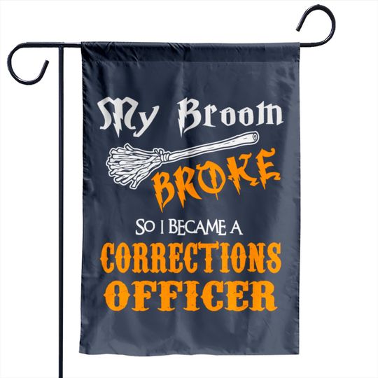 Corrections Officer Garden Flags