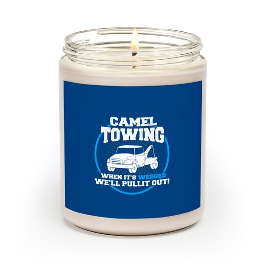Camel Towing Funny Adult Humor Rude Scented Candles