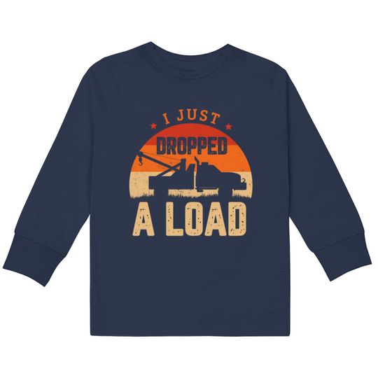 Tow Truck Tow trucker Truck Driver  Kids Long Sleeve T-Shirts