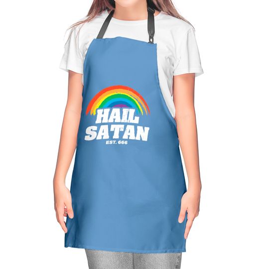 Satanic Funny Satan Kitchen Aprons
