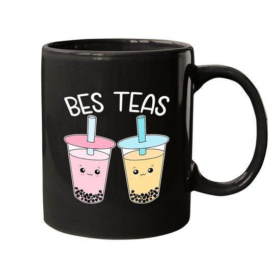 Bes Teas-Besties Bubble-Tea Cute Boba-Best-Friends Mugs