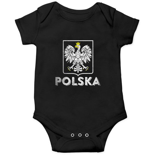 Polska Retro Style Onesies Poland Onesies Polish Soccer Onesies
