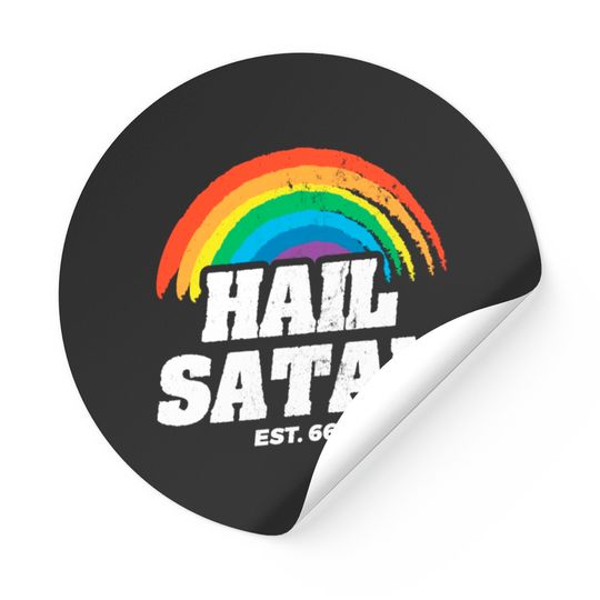Satanic Funny Satan Stickers