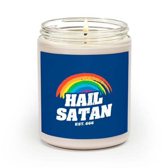 Satanic Funny Satan Scented Candles