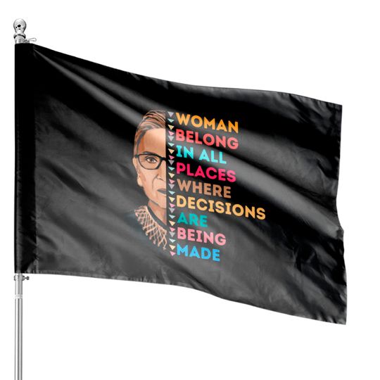 Rbg Women's Rights Ruth Bader Ginsburg House Flags