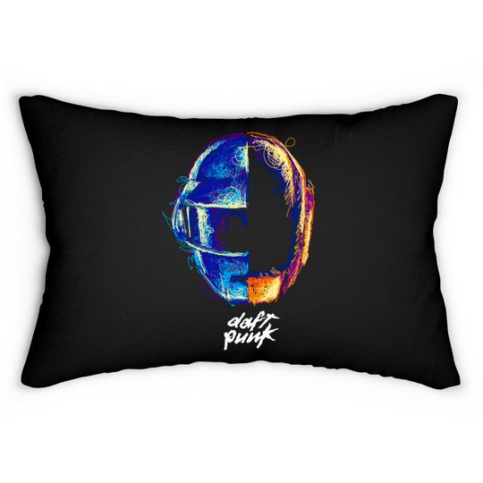 Daft Punk Scribble - Daft Punk Scribble - Lumbar Pillows