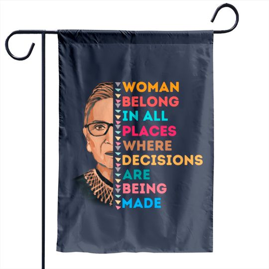 Rbg Women's Rights Ruth Bader Ginsburg Garden Flags