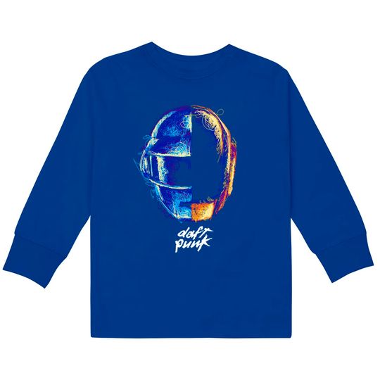 Daft Punk Scribble - Daft Punk Scribble -  Kids Long Sleeve T-Shirts