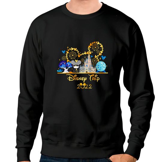 Personalized Disney Family Sweatshirts, Disney Mickey Minnie Sweatshirts, Disneyworld Sweatshirts 2022