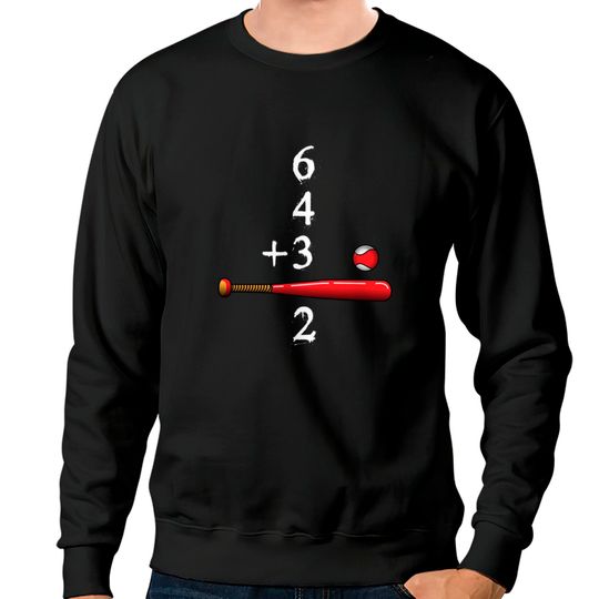 6 4 3 2 Double Play Baseball T Shirt Sweatshirts