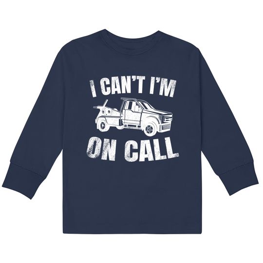 Tow Truck Driver Wrecker Recovery Vehicle  Kids Long Sleeve T-Shirts