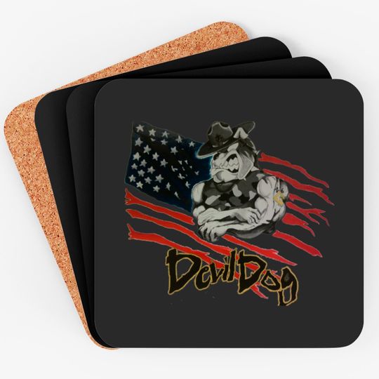 Devil Dog Coasters