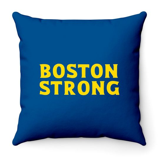 BOSTON strong Throw Pillows