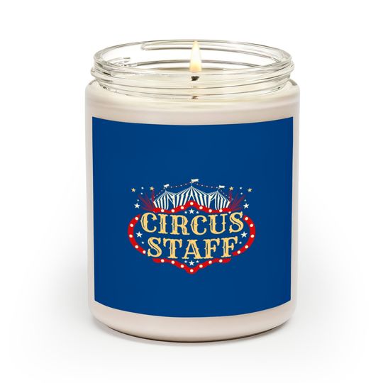Vintage Circus Themed Birthday Party Circus Staff Scented Candles