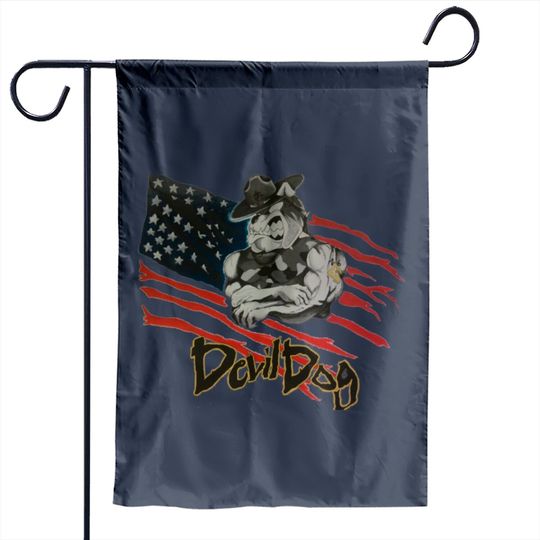 Devil Dog Garden Flags
