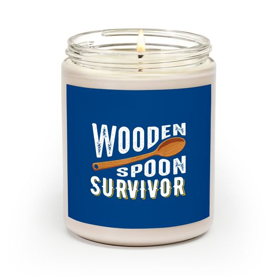 Survivor Scented Candles Wooden Spoon Survivor Champion Funny Gift
