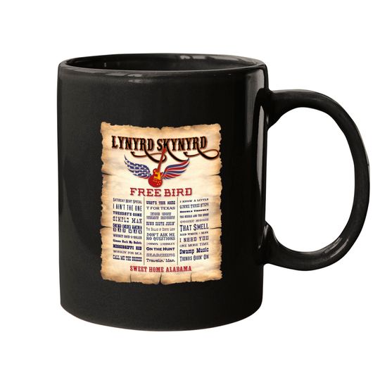 lynyrd skynyrd - Lynyrd Skynyrd Hard Rock Band - Mugs
