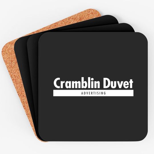 Cramblin Duvet Advertising - Detroiters - Coasters
