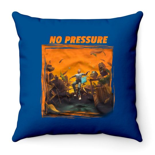 No Pressure Logic Throw Pillows Throw Pillows