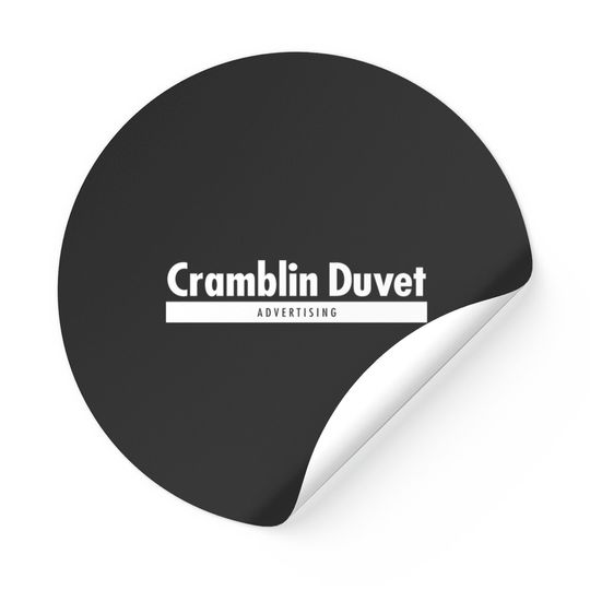 Cramblin Duvet Advertising - Detroiters - Stickers