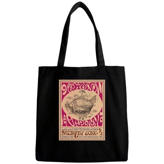 Jefferson Airplane Vintage Poster Classic Bags