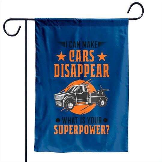 Tow Truck Superpower Towing Service - Tow Truck - Garden Flags