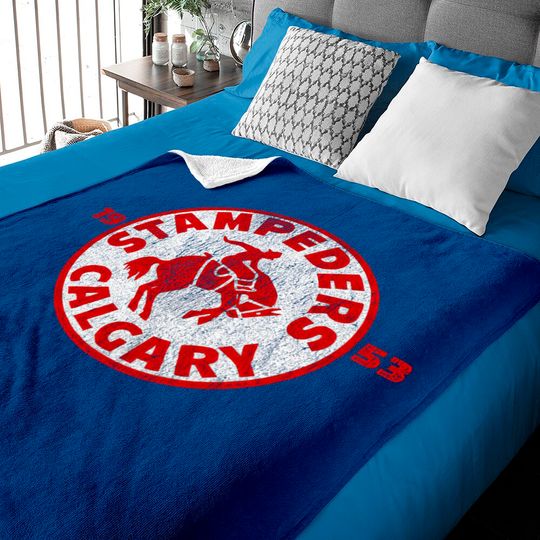 Defunct - Calgary Stampeders Hockey - Canada - Baby Blankets